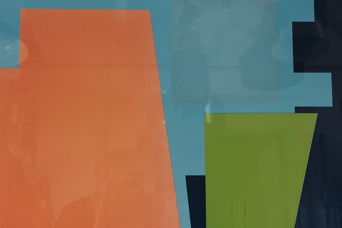 Paul Gadegaard
Abstrakt komposition
Farvelitografi
