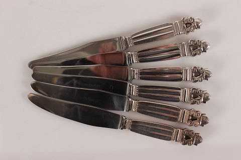 Georg Jensen
Kongebestik
Middagsknive
med lange blade
L 20,5 cm