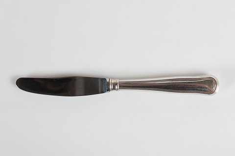 Dobl. Riflet Sølv
W & S Sørensen 
Middagskniv
L 21,5 cm