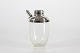Cocktail ShakerCocktailshaker af glasmed top af sterling sølv